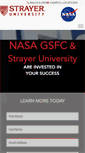Mobile Screenshot of nasa.strayeruniversity.edu